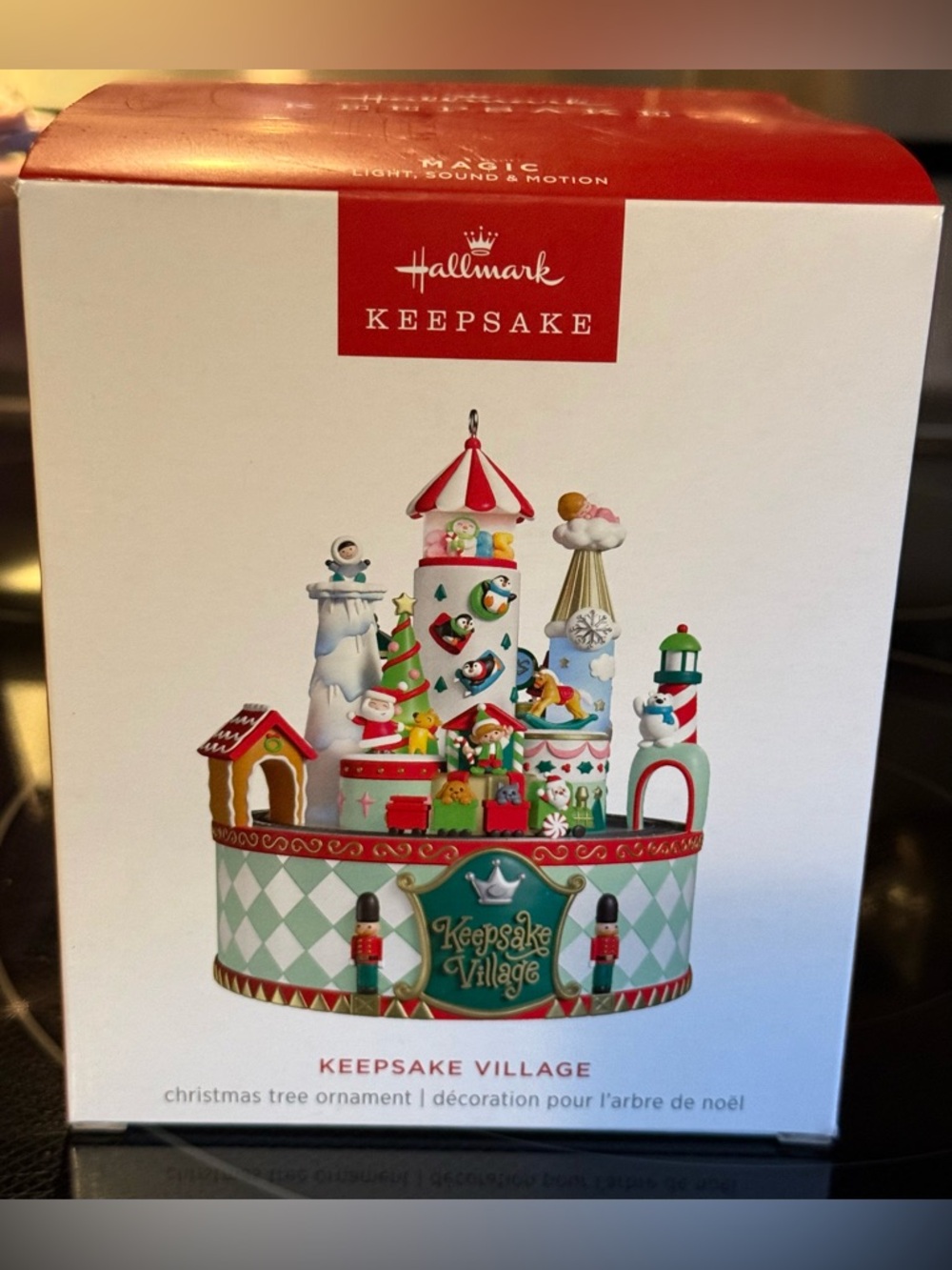 2025 Hallmark Keepsake Village Magic Ornament Light Sound Motion New In Box